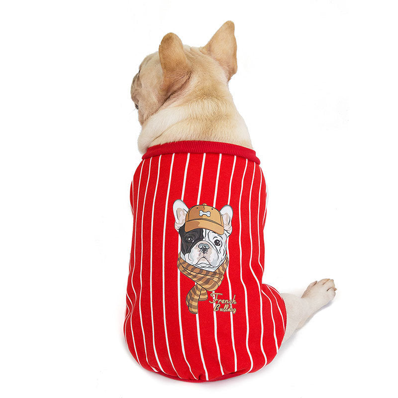 Fat Dog Pug Small And Medium Dog Pet Plus Velvet Sweater